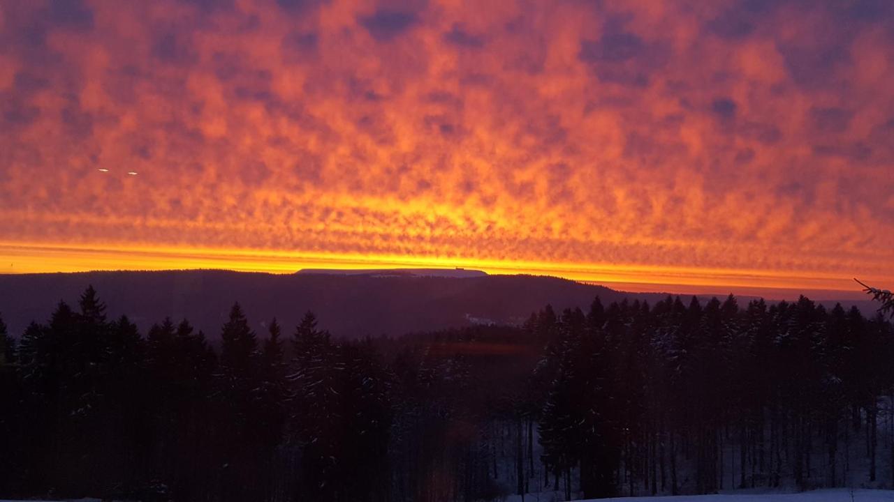 Hotel Schoene Aussicht Masserberg Dış mekan fotoğraf