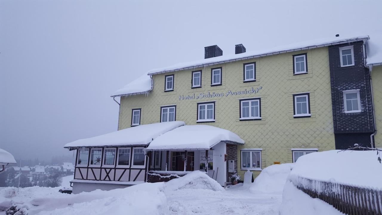 Hotel Schoene Aussicht Masserberg Dış mekan fotoğraf